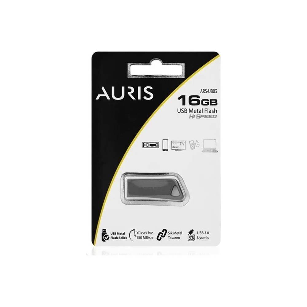 Aurıs 32 Gb Metal 3.0 Flash Bellek