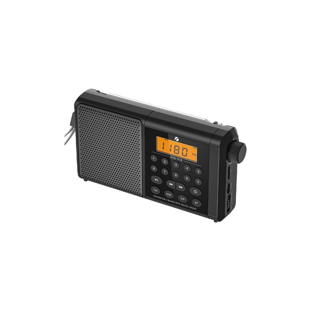 Tastech Carbon KFT-1715 Blootood Radyo