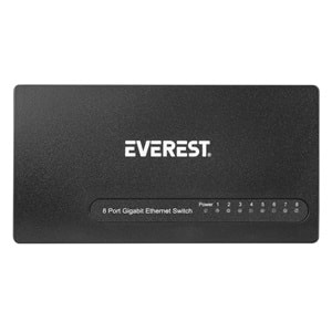 Everest EVERLINK ESW-808 8 Port 10/100/1000Mbps Gigabit Ethernet Masaüstü Ethernet Switch Hub