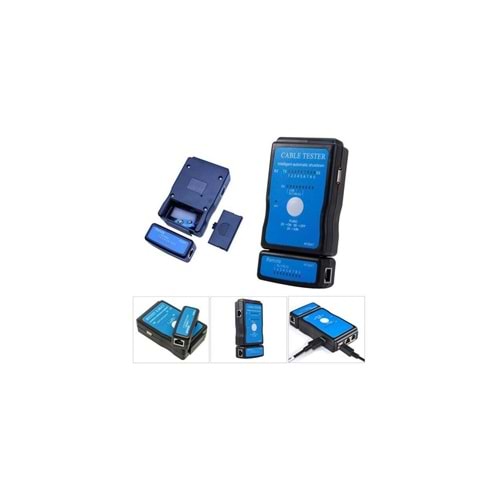 HADRON HDX6512 KABLO TEST CİHAZI RJ11 + RJ12 + RJ45 + USB