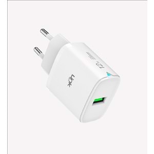 Link Tech C302 Beyaz Safe 12W Lightning Kablolu Hızlı Şarj
