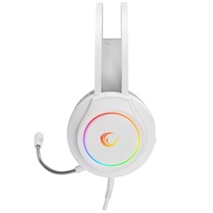 Rampage RM-K45 ORBIT-S Beyaz RGB Led 7.1 Gaming Mikrofonlu Oyuncu Kulaklığı