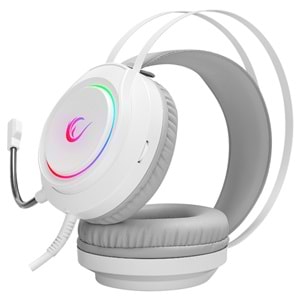 Rampage RM-K45 ORBIT-S Beyaz RGB Led 7.1 Gaming Mikrofonlu Oyuncu Kulaklığı
