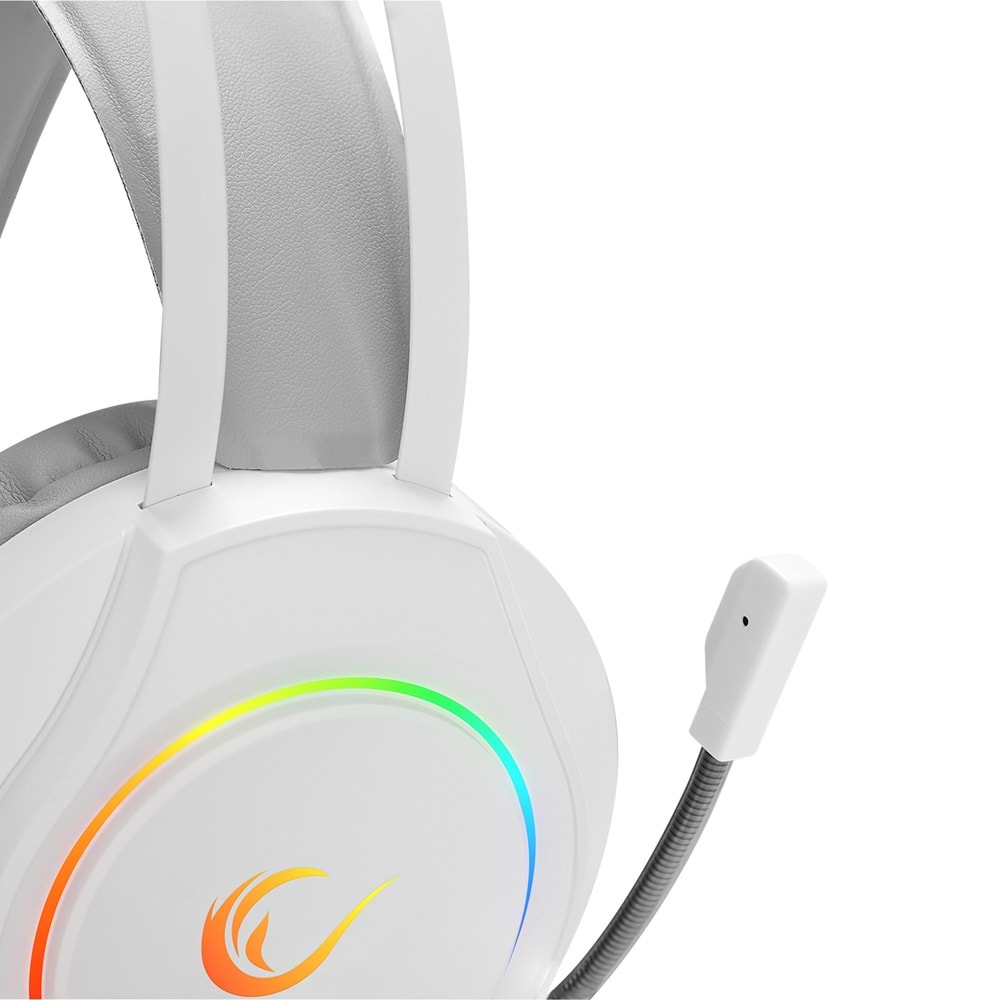Rampage RM-K45 ORBIT-S Beyaz RGB Led 7.1 Gaming Mikrofonlu Oyuncu Kulaklığı
