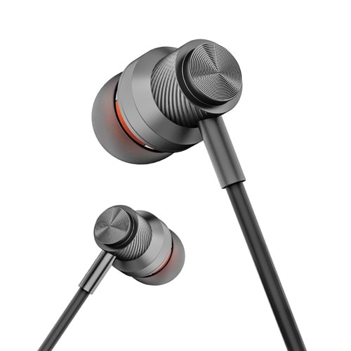 Hytech HY-XBK56 TypeC Telefon Uyumlu Metal Beyaz Kulak İçi Mikrofonlu Kulaklık