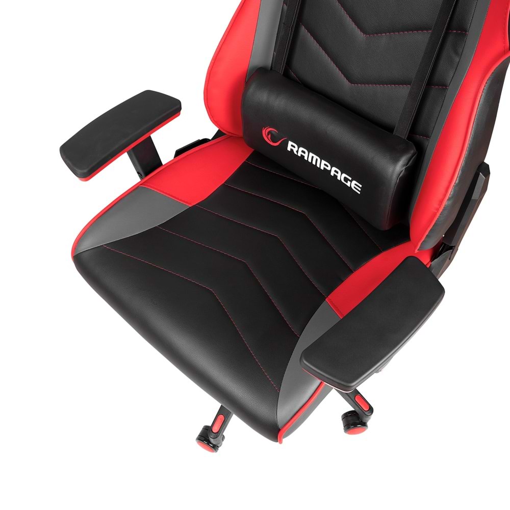Rampage KL-R99 X-Jammer 3D Ayarlı Kırmızı/Siyah Gaming Oyuncu Koltuğu