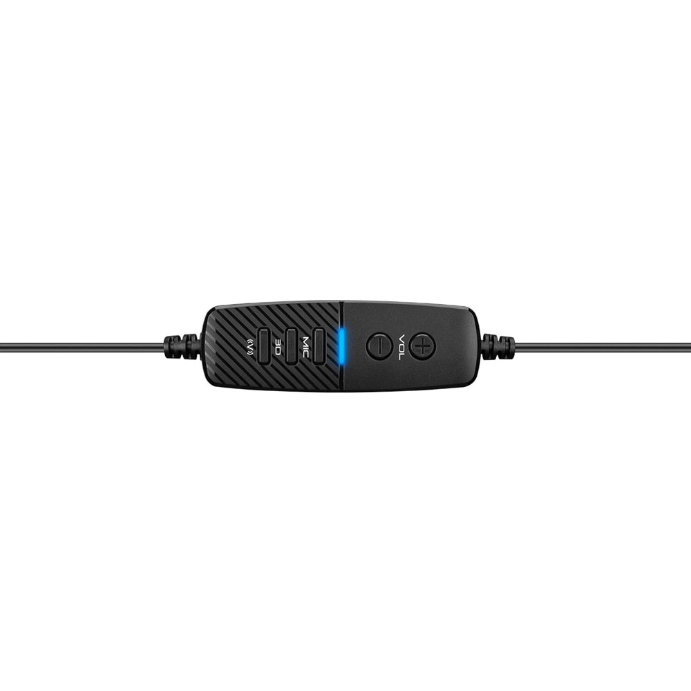 Rampage RM-K1 PULSAR Siyah Usb 7.1 Surround+Titreşim RGB Işık Efektli Gaming Oyuncu Mikrofonlu Kulaklık
