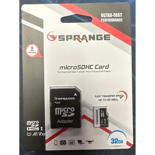 SPRANGE 32 Gb Micro Sd Hafıza Kartı