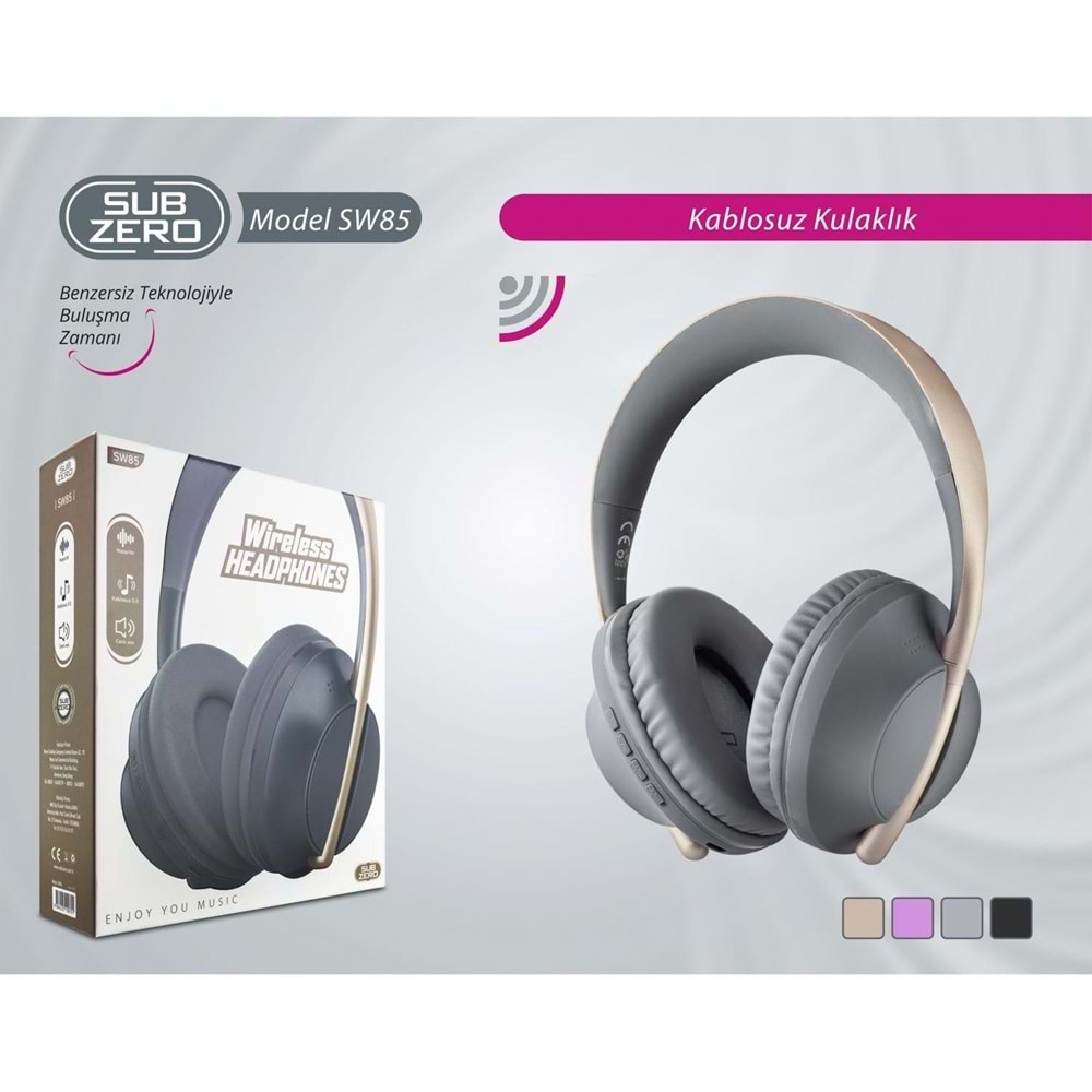 Subzero SW85 Kablosuz Bluetooth Kulaklık