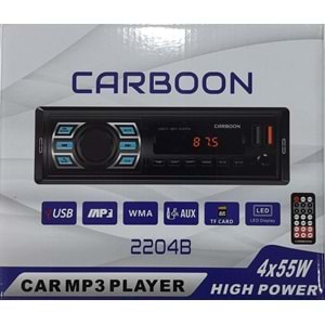 Tastech Carbon CR-2204 Blootood Usb+Sd Teyp