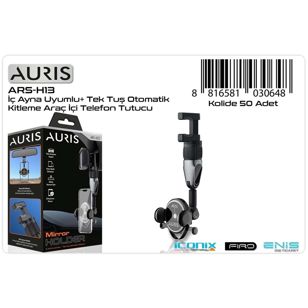 Aurıs ARS-H13 Araç İçi Telefon Tutacağı