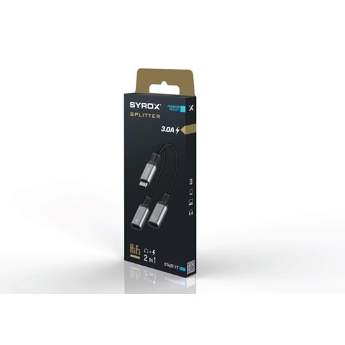 Syrox DT40T-TT DT40 TYPE-C SPLITTER