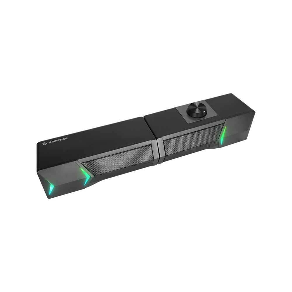 Rampage Elegant X10 2.0 Bluetooth'lu Rms 3W*2 RGB Işıklı Multimedia Usb 5V 45dB Gaming Oyuncu Speaker