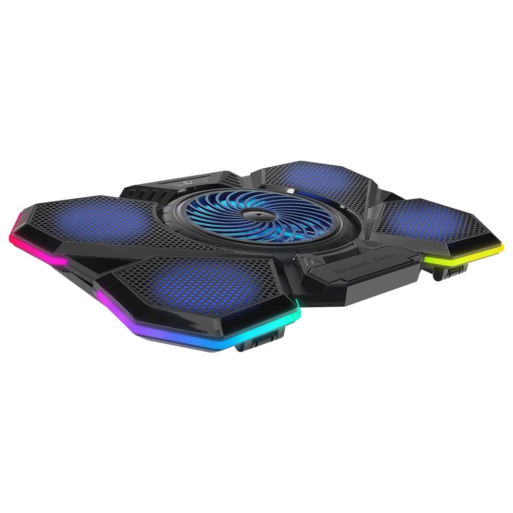 Addison Rampage AD-RC13 BELLATRIX Siyah 5 Fan 2 USB RGB Işıklı 15