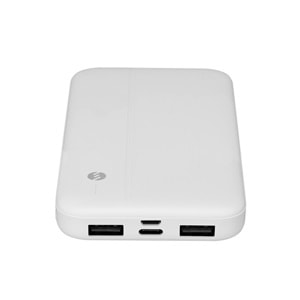S-link IP-G10N 10000mAh Micro+Type-C+USB Beyaz Taşınabilir Pil Şarj Cihazı Powerbank