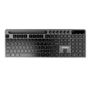 Everest KM-730 Siyah Kablosuz Q Multimedia Klavye + Mouse Set