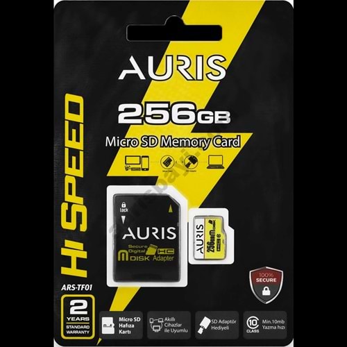 Aurıs 256GB Class 10 MicroSD Hafıza Kartı