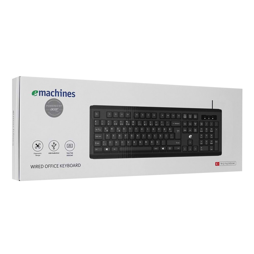 Acer eMachines EAK9821 Siyah USB Q Standart Klavye