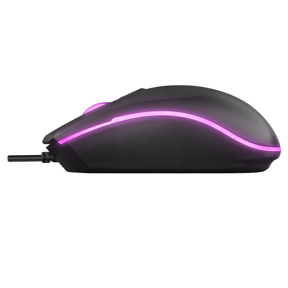 Acer eMachines EAM020 Usb Siyah Rainbow Aydınlatmalı Mouse