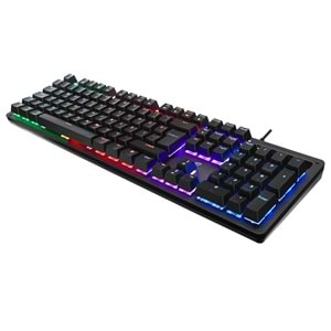 Acer eMachines EAK104 Siyah USB RGB Backlight RED SWITCH Mekanik Q 104 Tuşlu Gaming Klavye