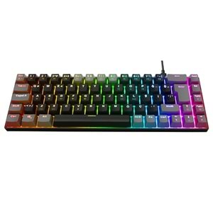 Acer eMachines EAK68 Siyah/Gri USB RGB Backlight RED SWITCH Mekanik Q 68 Tuşlu Mini Gaming Oyuncu Klavyesi