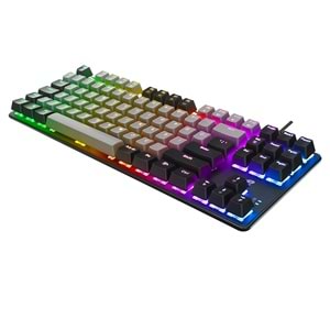Acer eMachines EAK87 Siyah/Gri USB RGB Backlight RED SWITCH Mekanik Q 87 Tuşlu TKL Gaming Klavye