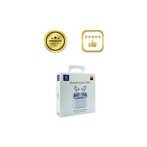 Yk desıgn YK7 Pro Yeni Nesil Beyaz Bluetooth Kulaklık