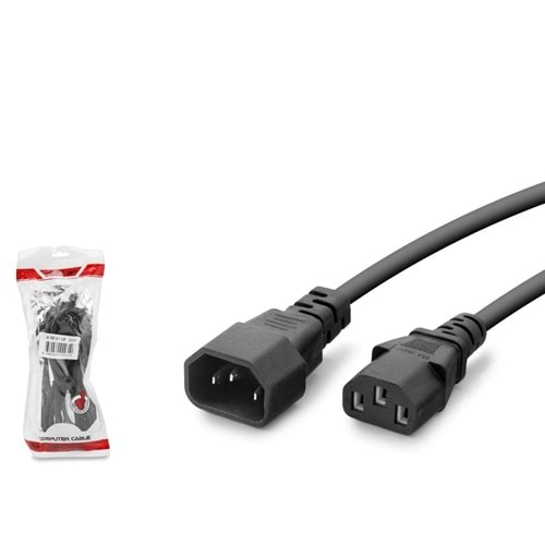 Hadron Hdx5558 Power Kablo M/F 0.75Mm 500W 1.5M Siyah