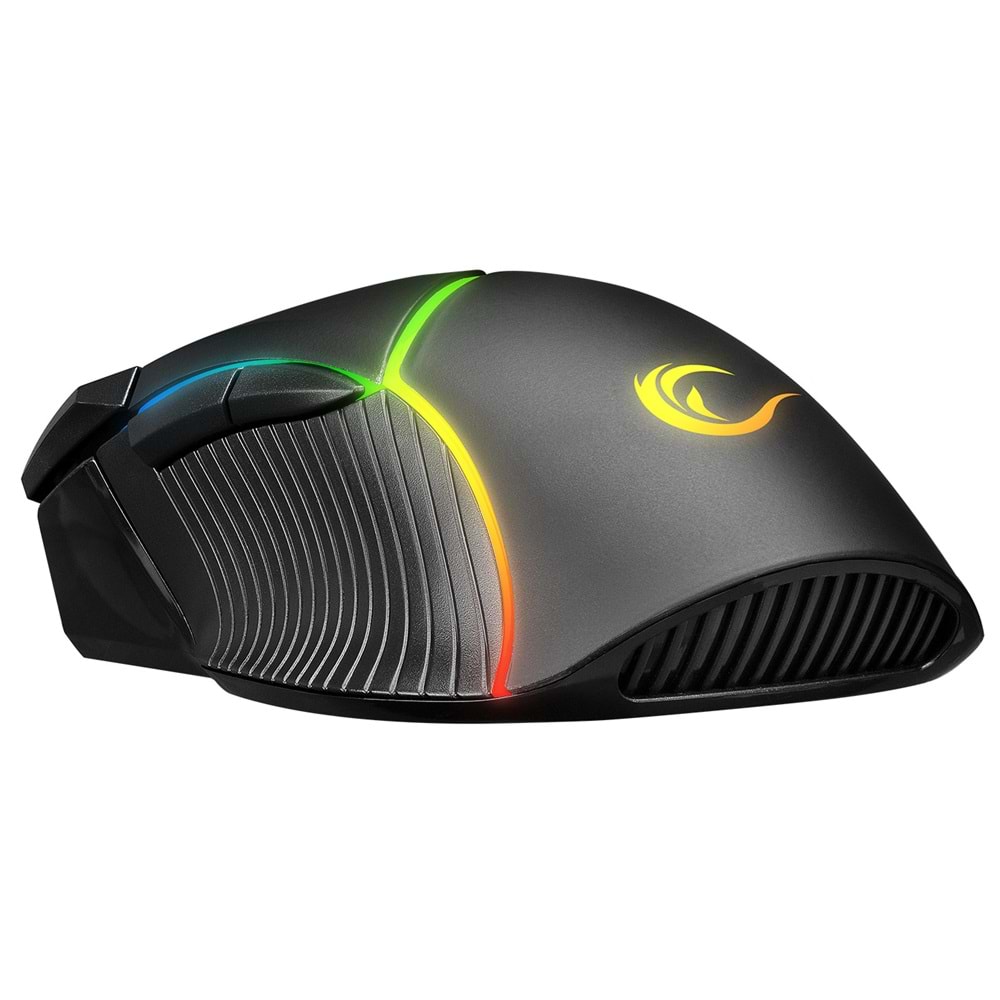 Rampage SMX-G39 COMFORT Usb 8 Makro+Extra Atış Tuşlu RGB 12800 DPI Gaming Oyuncu Mouse