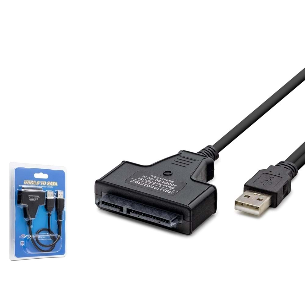 Hadron Hdx7547 Usb To Sata Kablo 2.5 Güç Girişli 38Cm Siyah