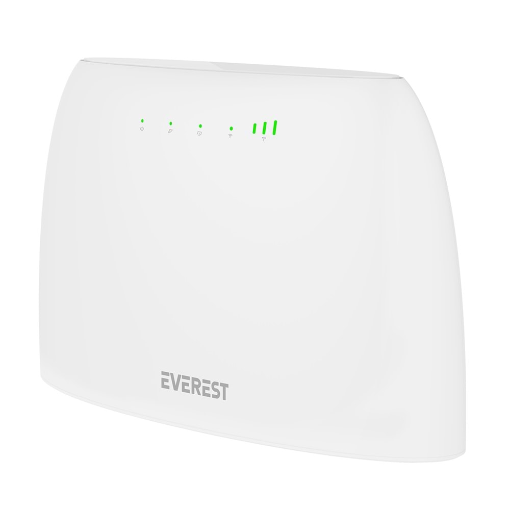 Everest EWR-4G03 300Mbps 2.4GHz Wifi 1xWan 1xLan 1xSIM Card 4G LTE Wireless Router