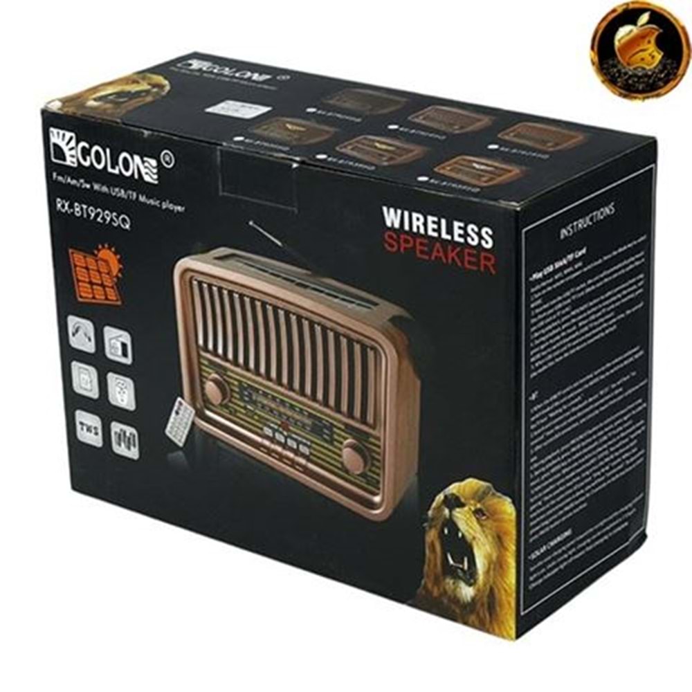 Tastech Carbon RX-BT939S Bloutood Radyo