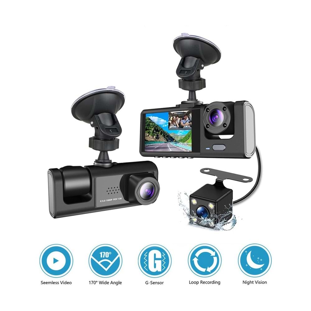 Tastech Carbon T717 Araç Kamerası