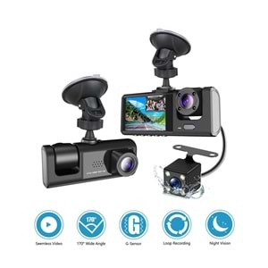 Tastech Carbon T717 Araç Kamerası