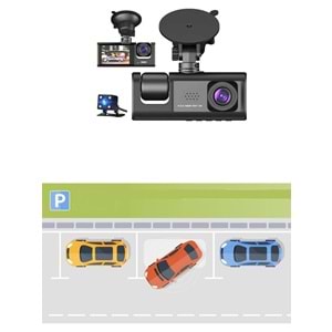 Tastech Carbon T717 Araç Kamerası