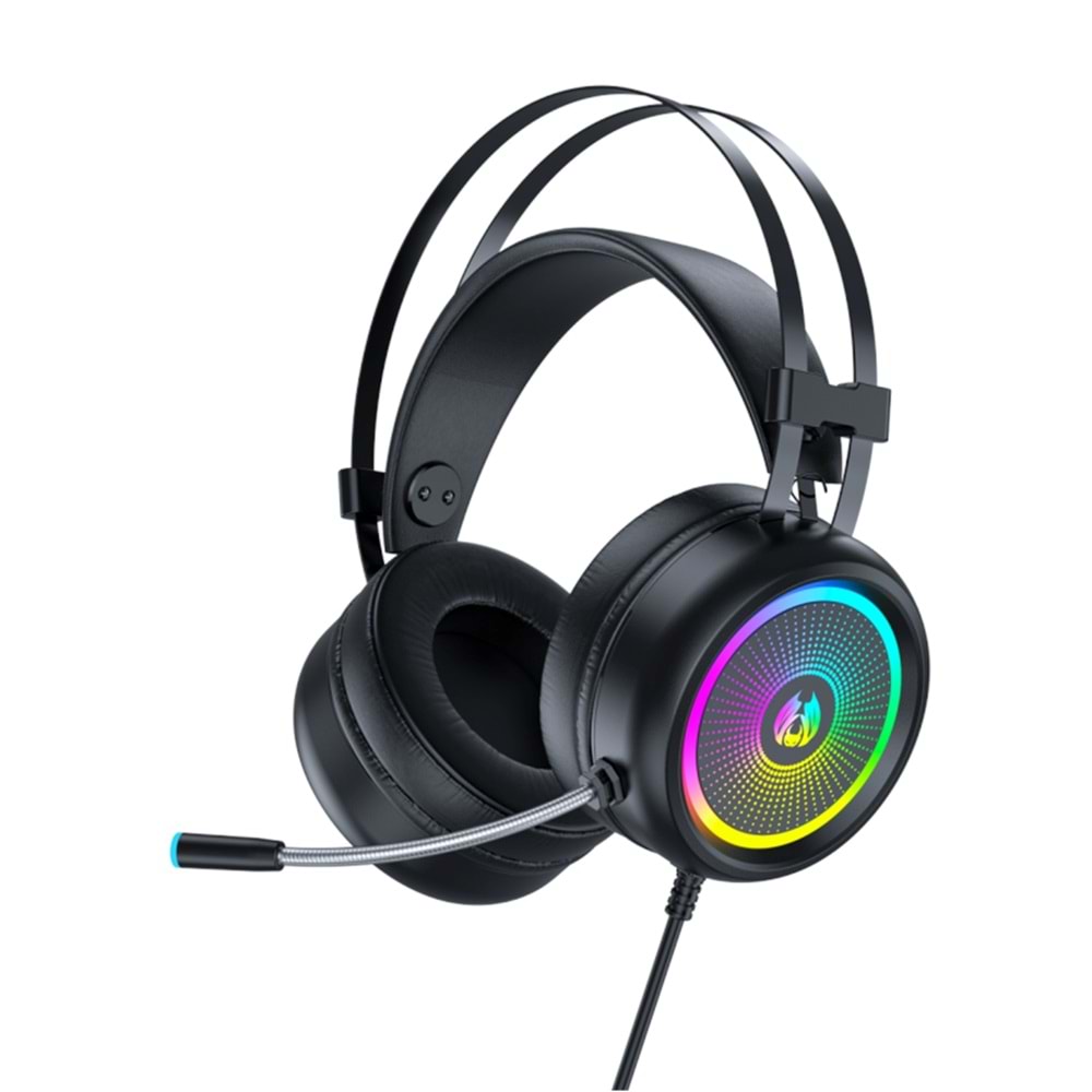 HADRON G882 Gaming Kulaklık USB RGB 7.1 - Siyah