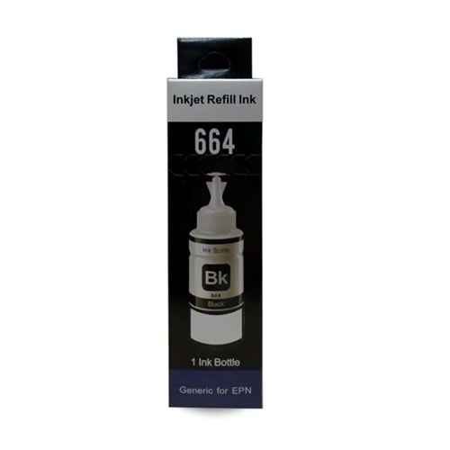 Oem Epson 664 70 Ml. Mürekkep BK-Black