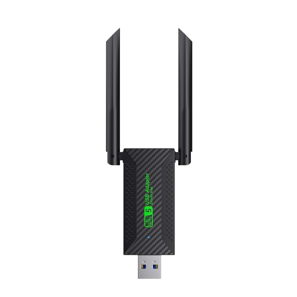 Everest EVERLINK EWA600 600Mbps 2.4GHz/5GHz WIFI-5 AC600 RTL8811 2*2dBi Antenli Usb Kablosuz Adaptör