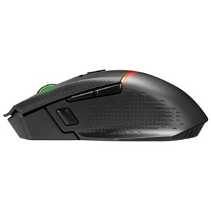 Rampage DROP M3 V2 24000 DPI 3311 Sensor Siyah RGB Şarjlı Kablosuz 80 Milyon Huano Switch Gaming Oyuncu Mouse