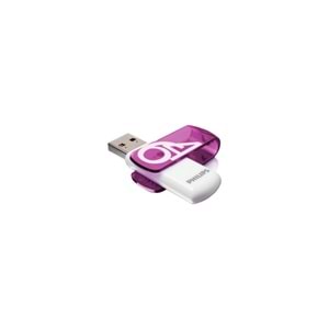 Philips Vivid 64 GB Yüksek Hızlı USB 2.0 Flash Bellek