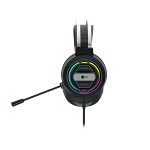 Lecoo HT401 Kablolu USB2.0 RGB LED Aydınlatmalı Kulak Üstü Gaming Kulaklık Siyah
