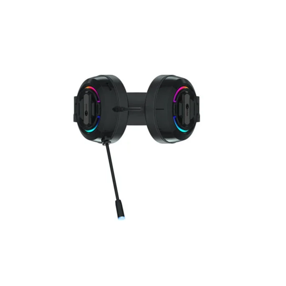 Lecoo HT401 Kablolu USB2.0 RGB LED Aydınlatmalı Kulak Üstü Gaming Kulaklık Siyah