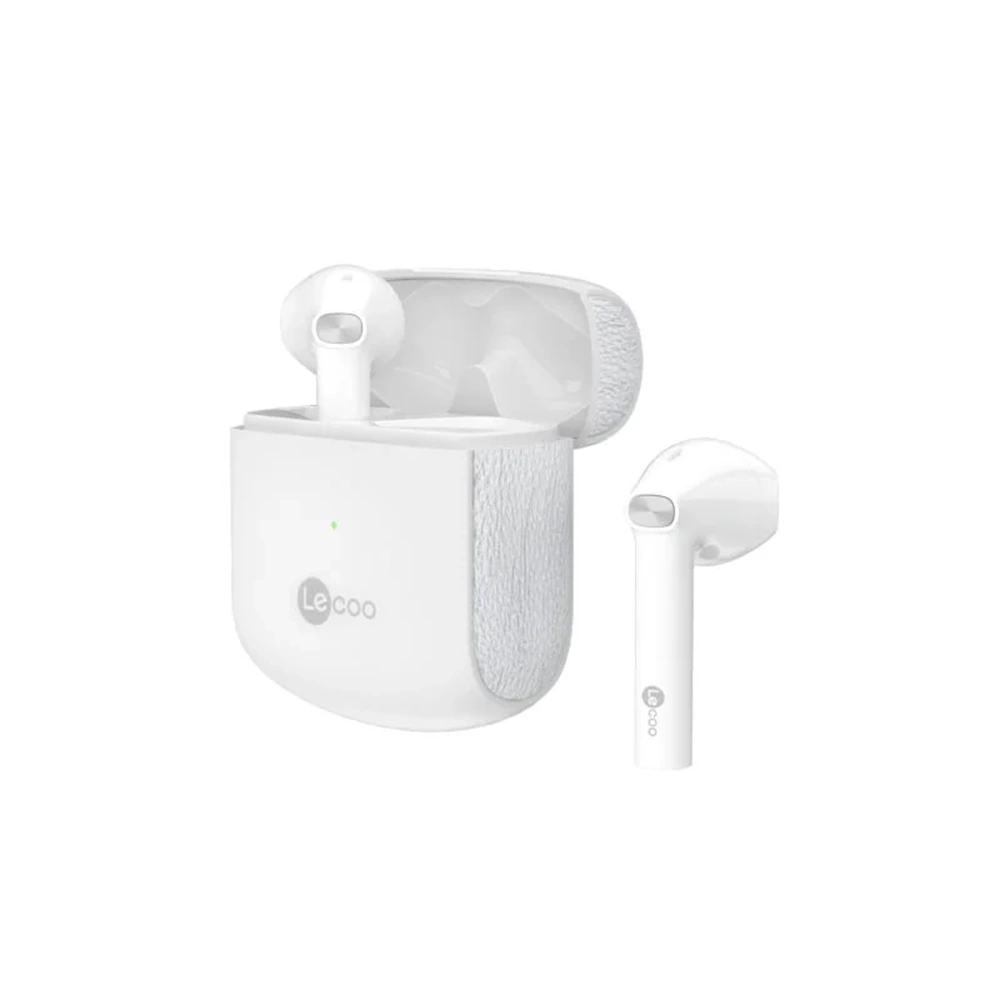 Lecoo EW303 Kablosuz Bluetooth 5.0 TWS Mikrofonlu Kulak İçi Kulaklık Beyaz